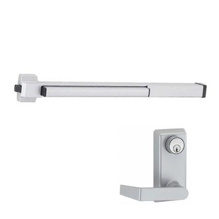 VON DUPRIN VonDuprin:Von Duprin - 22L06 - Rim Exit Device with  230L Trim 06 Lever - Aluminum Finish - 3 Foot VNDP-22L06-3-SP28